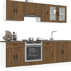 Keittiön kalustesarja 8-osainen Kalmar, eri värejä (43824)*FinePRICE Outlet