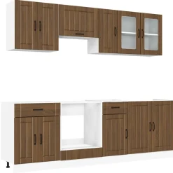 Keittiön kalustesarja, 8-osainen Kalmar, eri värejä (43825)*FinePRICE Discount