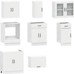 Keittiön kalustesarja, 8-osainen Kalmar, eri värejä (43825)*FinePRICE Discount