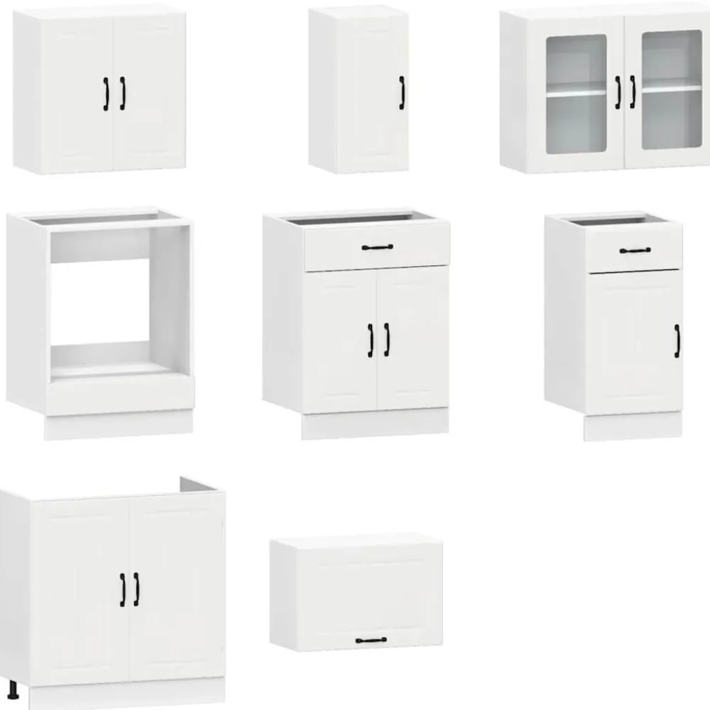 Keittiön kalustesarja, 8-osainen Kalmar, eri värejä (43825)*FinePRICE Discount