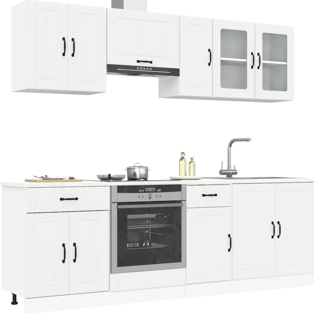 Keittiön kalustesarja, 8-osainen Kalmar, eri värejä (43825)*FinePRICE Discount