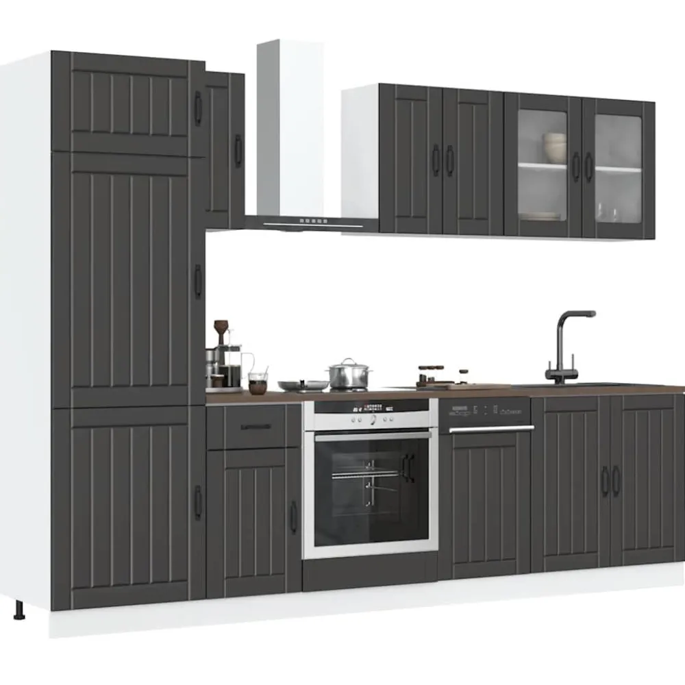 Keittiön kalustesarja 8-osainen Kalmar, eri värejä (43822)*FinePRICE Sale