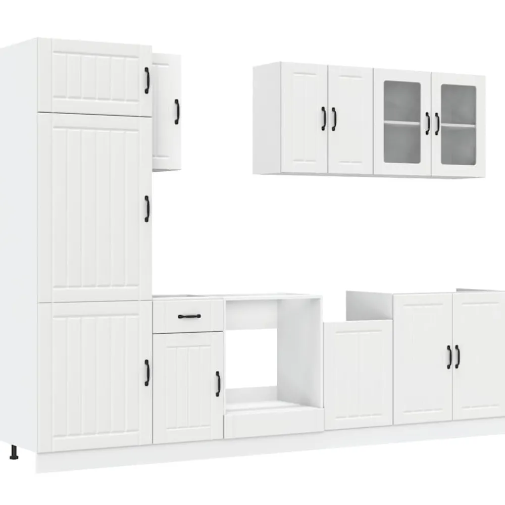Keittiön kalustesarja 8-osainen Kalmar, eri värejä (43822)*FinePRICE Sale