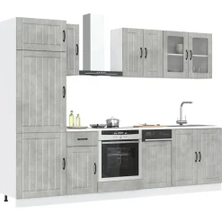 Keittiön kalustesarja 8-osainen Kalmar, eri värejä (43822)*FinePRICE Sale