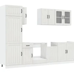 Keittiön kalustesarja 8-osainen Kalmar, eri värejä (43822)*FinePRICE Sale