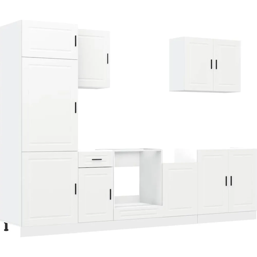 Keittiön kalustesarja 7-osainen Kalmar, eri värejä (43820)*FinePRICE Outlet