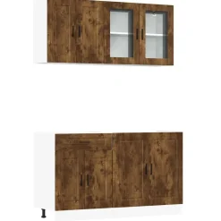 Outlet Keittiön kalustesarja 4-osainen Kalmar, eri värejä (43829) Valmiskeittiöt