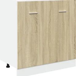 Keittiön kalustesarja 4-osainen Sonoma-tammi tekninen puu (07657)*FinePRICE Sale
