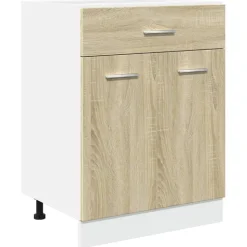 Keittiön kalustesarja 4-osainen Sonoma-tammi tekninen puu (07657)*FinePRICE Sale
