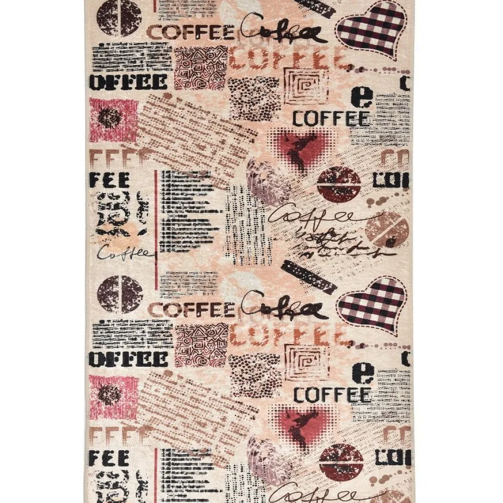Hot Keittiön matto Coffee, eri kokoja Matot