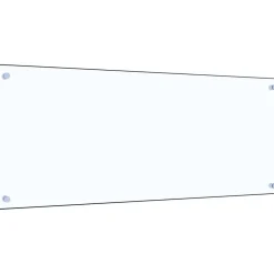 Keittiön roiskesuoja läpinäkyvä 100x40 cm karkaistu lasi*FinePRICE Hot