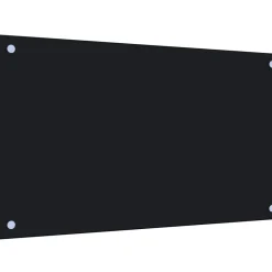 New Keittiön roiskesuoja musta 70x40 cm karkaistu lasi Keittiötasot Ja Välitilat