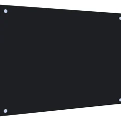 New Keittiön roiskesuoja musta 70x50 cm karkaistu lasi Keittiötasot Ja Välitilat