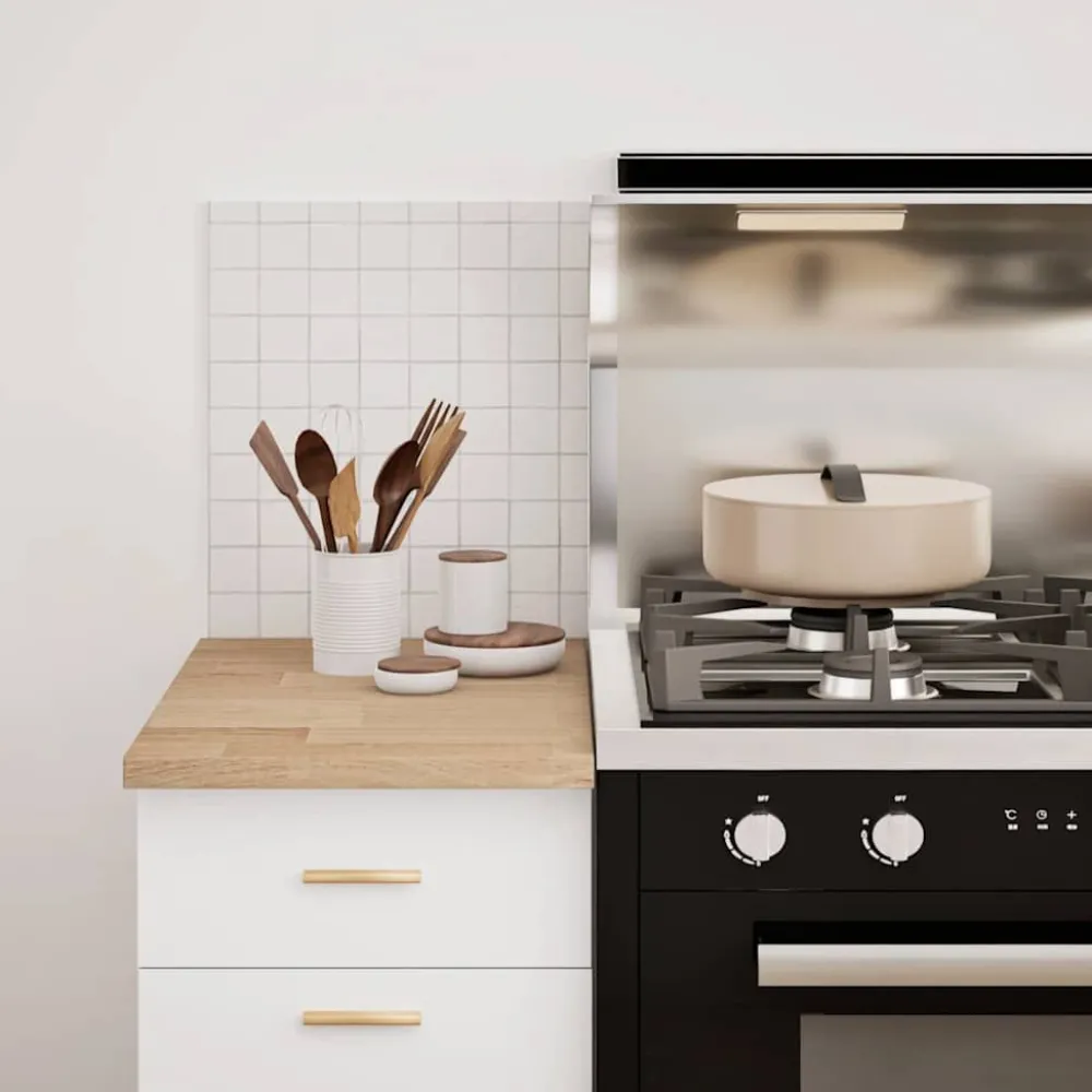 keittiön työtaso massiivipuuta tammi suorakaiteen muotoinen (08995)*FinePRICE Online