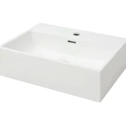 Keraaminen pesuallas hanareiällä 51,5x38,5x15 cm Valkoinen*FinePRICE Discount