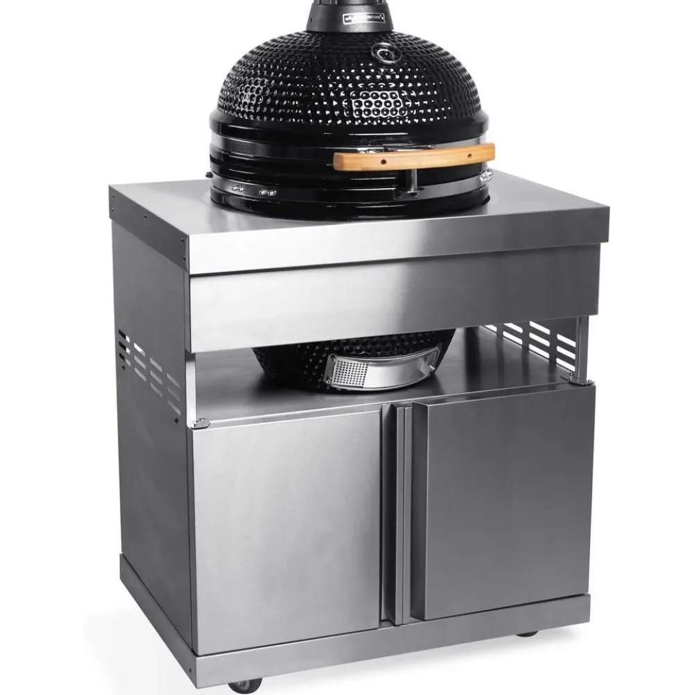 Kesäkeittiön Kamado-moduuli Stainless Collection*Myoutdoorkitchen Best