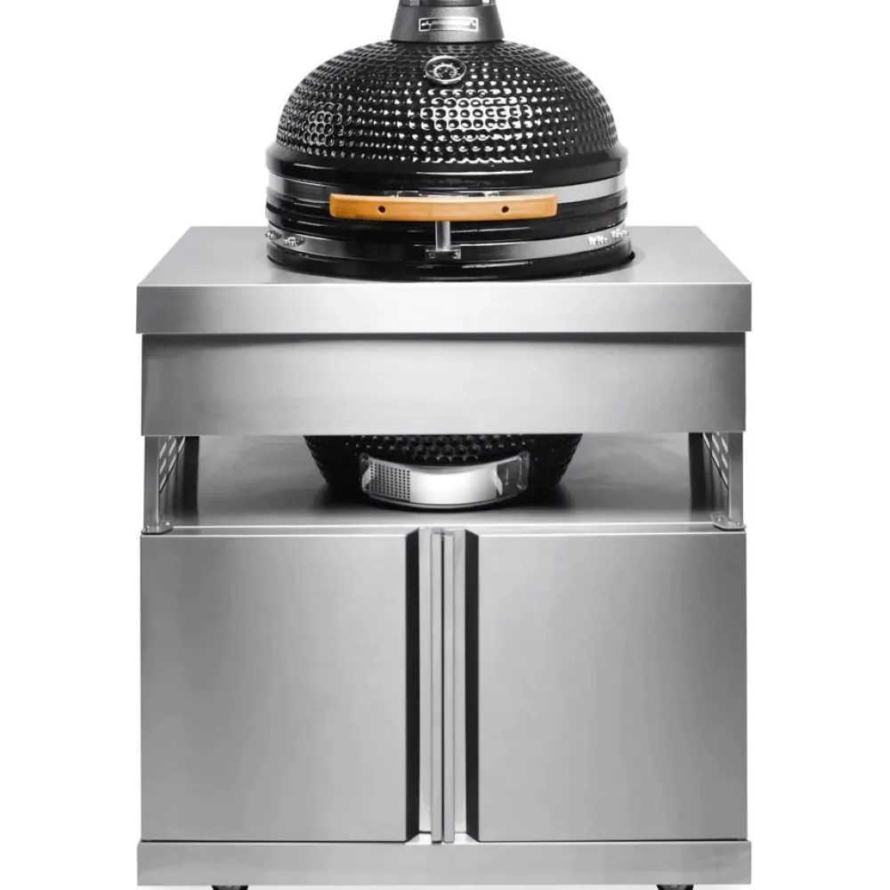 Kesäkeittiön Kamado-moduuli Stainless Collection*Myoutdoorkitchen Best
