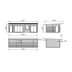 New Kesämökki Cecilia 32,8 m2 Kesämökit