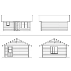 Kesämökki Esbjerg 2 23,5m² Kesämökit