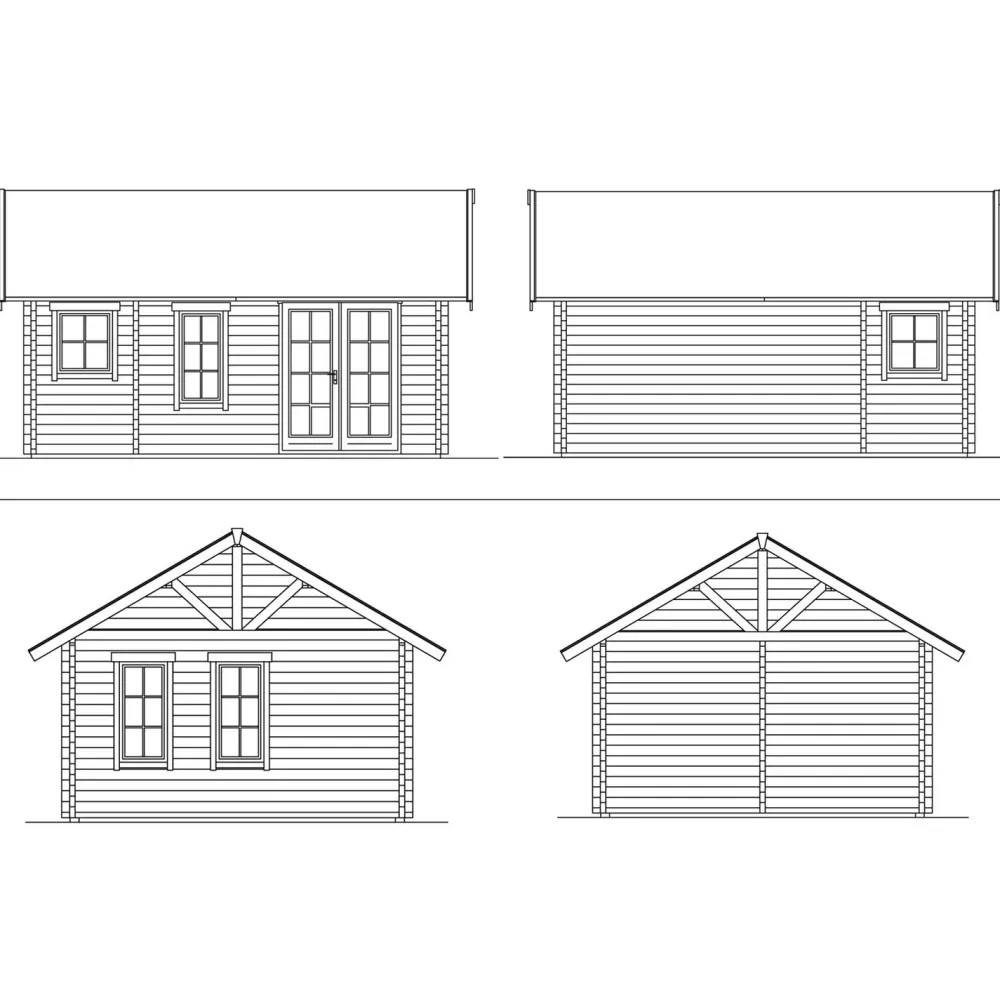 Kesämökki Toronto 2, 23.5m²*Skan Holz New