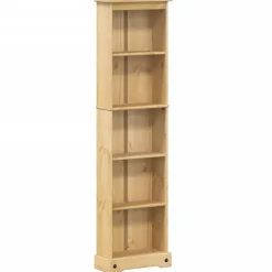 Best Kirjahylly Corona 46x20x170 cm täysi mänty (02779) Hyllyt|Kirjahyllyt