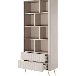 Kirjahylly LANTE, 88x194cm, musta*Nomla Discount
