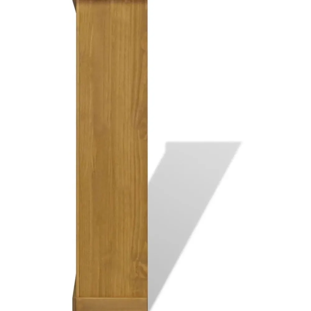 Clearance Kirjahylly 4 tasoa meksikon mänty corona-sarja 81x29x150cm Hyllyt|Kirjahyllyt