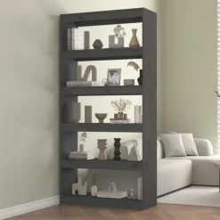 Kirjahylly/tilanjakaja 80x30x71,5-199,5cm, mänty, erikokoja ja värejä*FinePRICE Hot