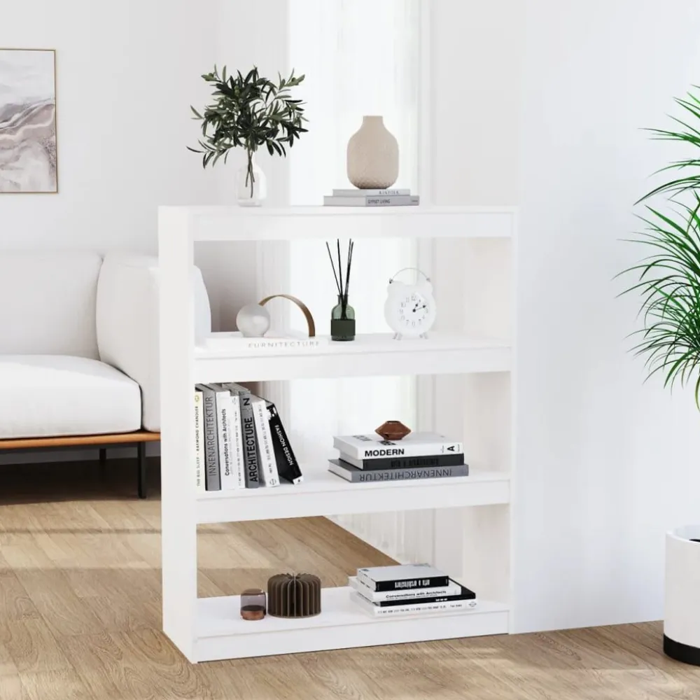 Kirjahylly/tilanjakaja 80x30x71,5-199,5cm, mänty, erikokoja ja värejä*FinePRICE Hot