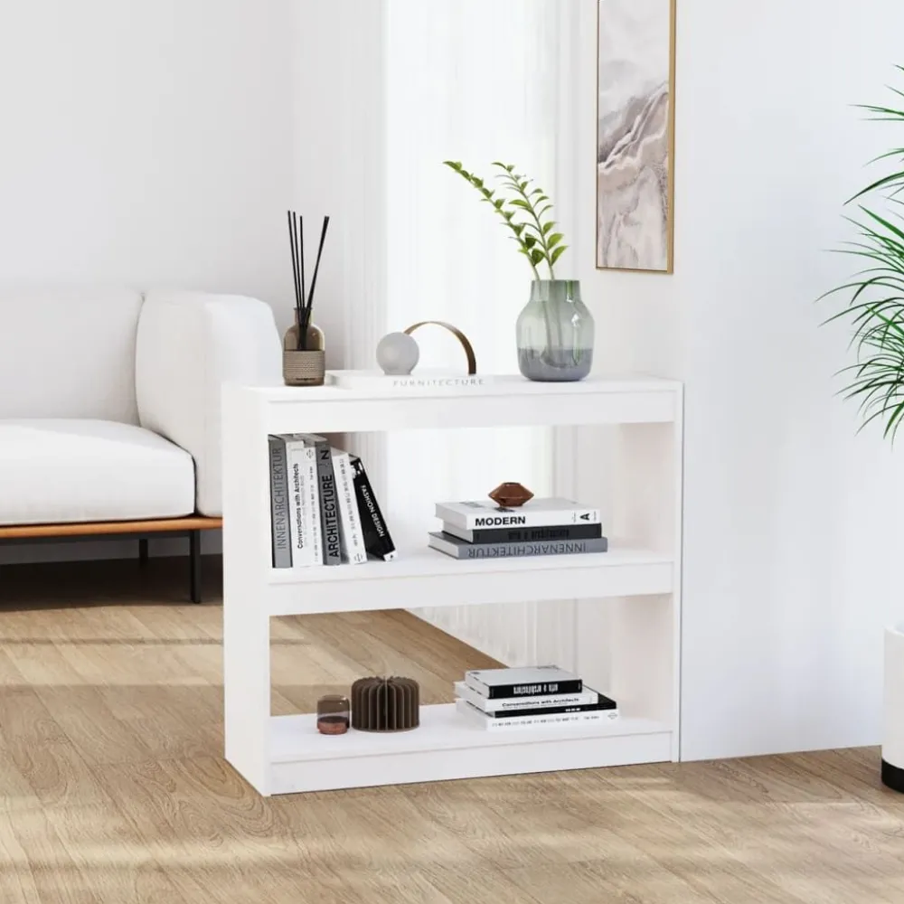 Kirjahylly/tilanjakaja 80x30x71,5-199,5cm, mänty, erikokoja ja värejä*FinePRICE Hot