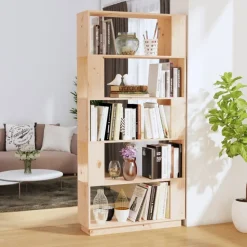 Hot Kirjahylly/tilanjakaja 80x25x163,5cm, mänty, eri värejä Kirjahyllyt