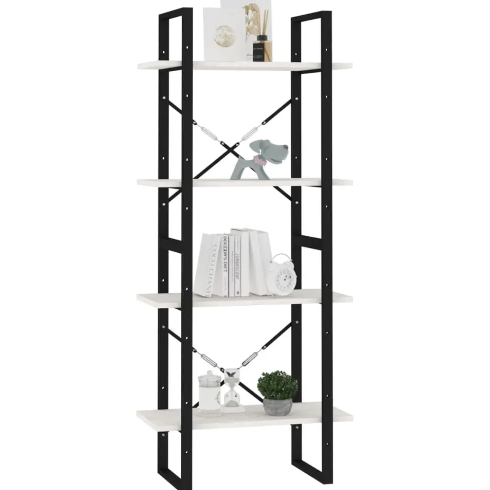 Kirjahylly 60x30x70-140cm, eri kokoja/materiaaleja ja värejä*FinePRICE Outlet