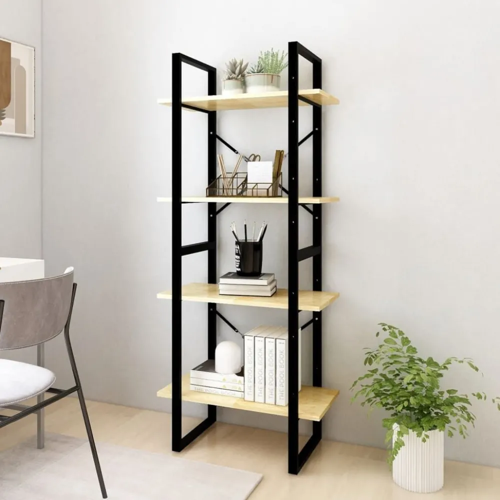 Kirjahylly 60x30x70-140cm, eri kokoja/materiaaleja ja värejä*FinePRICE Outlet