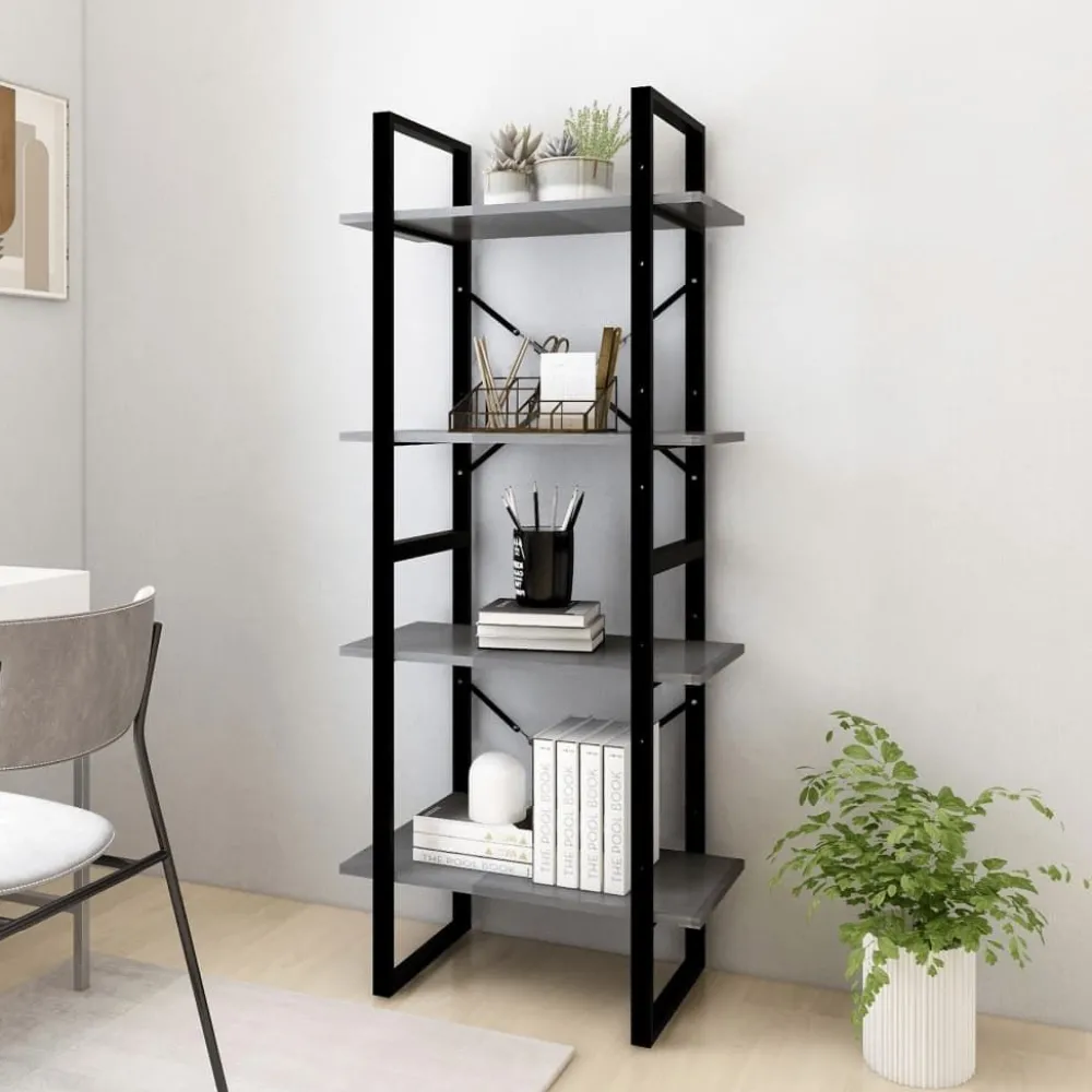 Kirjahylly 60x30x70-140cm, eri kokoja/materiaaleja ja värejä*FinePRICE Outlet