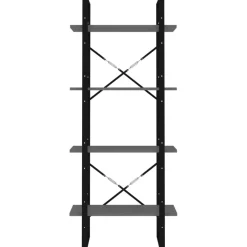 Kirjahylly 60x30x70-140cm, eri kokoja/materiaaleja ja värejä*FinePRICE Outlet