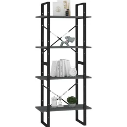 Kirjahylly 60x30x70-140cm, eri kokoja/materiaaleja ja värejä*FinePRICE Outlet