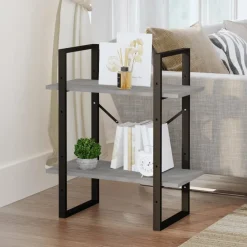 Kirjahylly 60x30x70-140cm, eri kokoja/materiaaleja ja värejä*FinePRICE Outlet