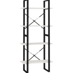 Kirjahylly 60x30x70-140cm, eri kokoja/materiaaleja ja värejä*FinePRICE Outlet