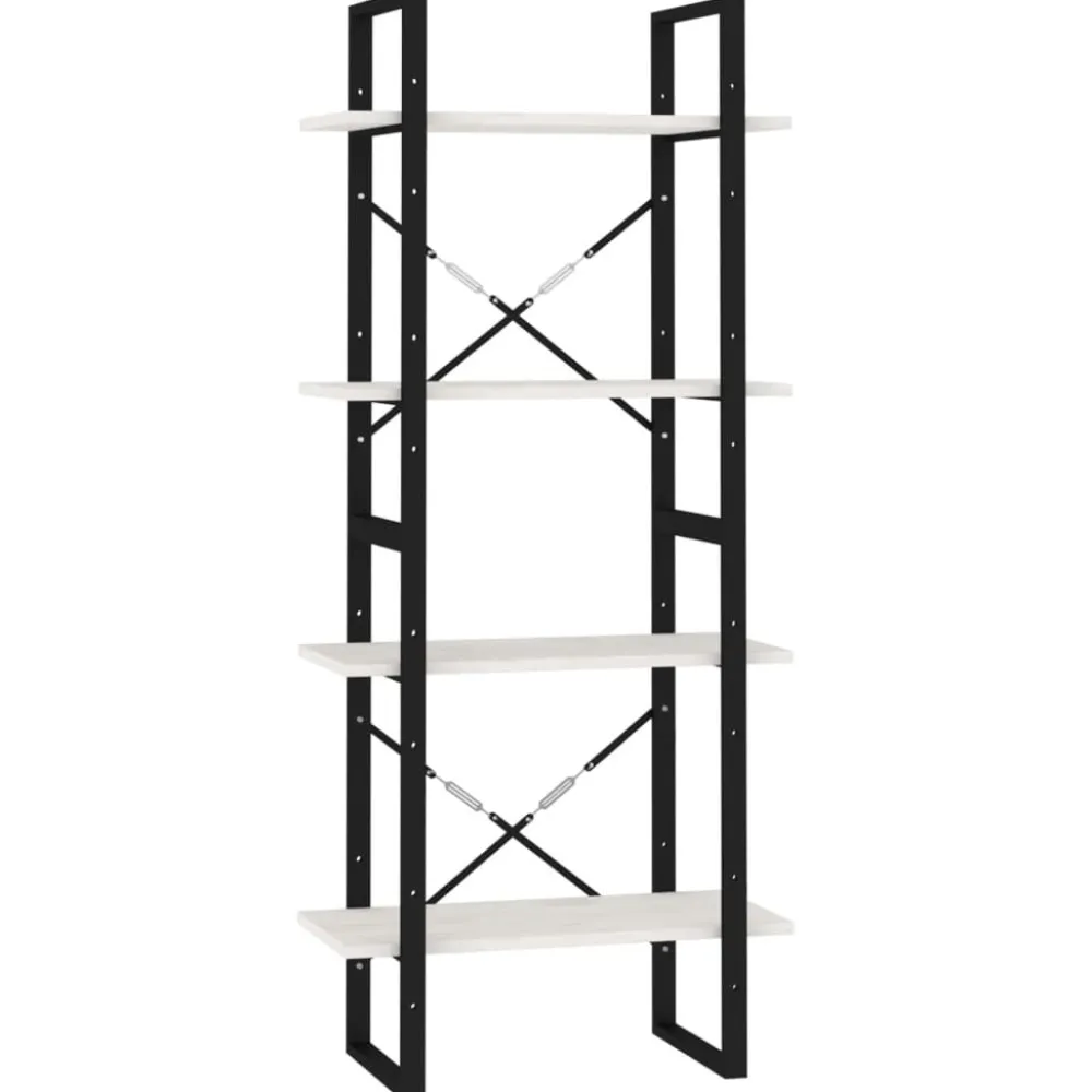 Kirjahylly 60x30x70-140cm, eri kokoja/materiaaleja ja värejä*FinePRICE Outlet