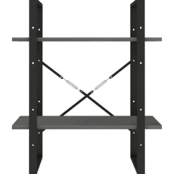 Kirjahylly 60x30x70-140cm, eri kokoja/materiaaleja ja värejä*FinePRICE Outlet