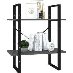 Kirjahylly 60x30x70-140cm, eri kokoja/materiaaleja ja värejä*FinePRICE Outlet