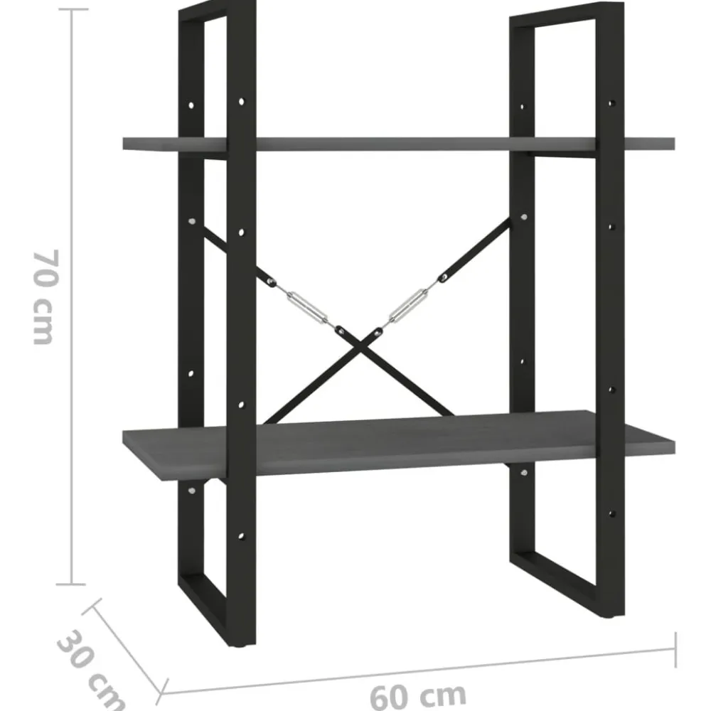 Kirjahylly 60x30x70-140cm, eri kokoja/materiaaleja ja värejä*FinePRICE Outlet