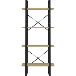 Kirjahylly 60x30x70-140cm, eri kokoja/materiaaleja ja värejä*FinePRICE Outlet