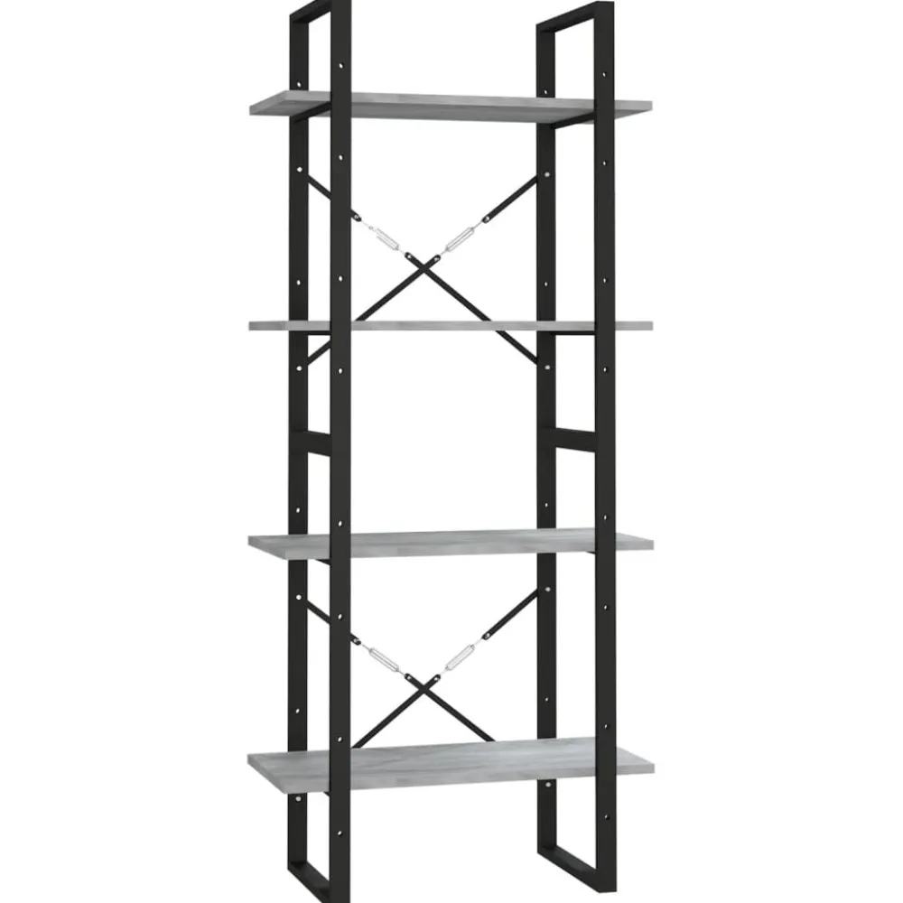 Kirjahylly 60x30x70-140cm, eri kokoja/materiaaleja ja värejä*FinePRICE Outlet