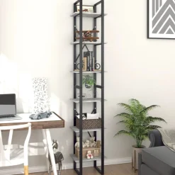New Kirjahylly 40x30x105-210cm, eri materiaaleja/kokoja ja värejä Kirjahyllyt