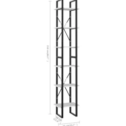 New Kirjahylly 40x30x105-210cm, eri materiaaleja/kokoja ja värejä Kirjahyllyt