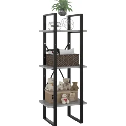 New Kirjahylly 40x30x105-210cm, eri materiaaleja/kokoja ja värejä Kirjahyllyt