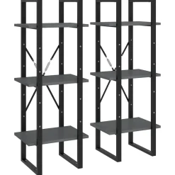 New Kirjahylly 40x30x105-210cm, eri materiaaleja/kokoja ja värejä Kirjahyllyt