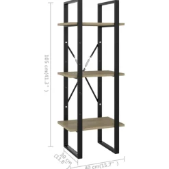 New Kirjahylly 40x30x105-210cm, eri materiaaleja/kokoja ja värejä Kirjahyllyt