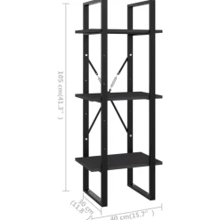 New Kirjahylly 40x30x105-210cm, eri materiaaleja/kokoja ja värejä Kirjahyllyt